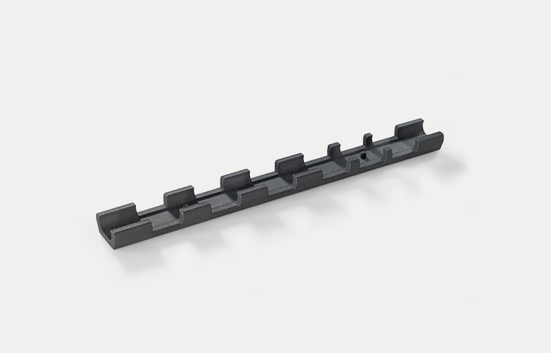 Support rail made from PA12